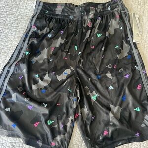 Adidas Men's Multicolor Camo Athletic Shorts